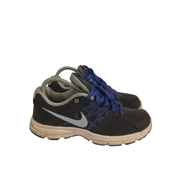 Nike 512083 Women's Size 6.5 Black  Blue Mesh Running sneakers Shoes - Picture 6 of 8